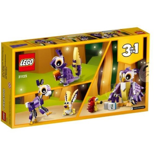 Lego creator 3 in 1 - creaturi fantastice din padure 7+ (31125)