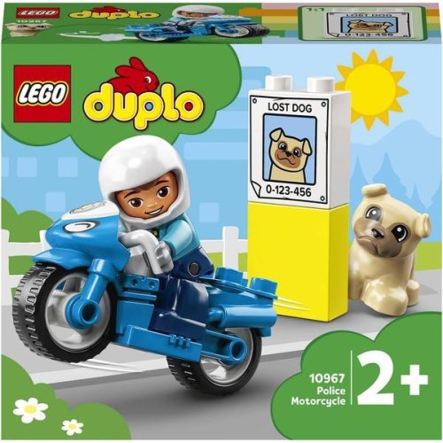 Lego duplo - motocicleta de politie pentru salvare 2-5 ani (10967)
