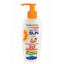 Lotiune cu protectie solara pentru copii spf50 gerocossen natural sun, 200 ml