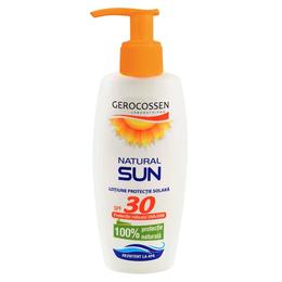 Lotiune cu protectie solara spf30 gerocossen natural sun, 200 ml
