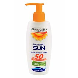 Lotiune cu protectie solara spf50 gerocossen natural sun, 200 ml