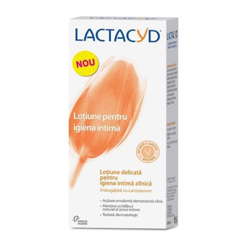 Lotiune delicata pentru igiena intima zilnica lactacyd - interstar, 200 ml