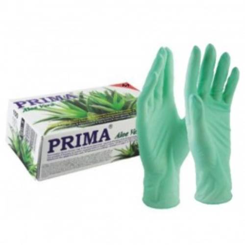 Manusi latex aloe vera marimea m - prima latex examination gloves aloe vera powder free m