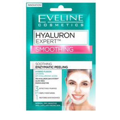 Masca de fata, eveline cosmetics, peeling hyaluron expert 3in1 pentru calmare, 10 ml