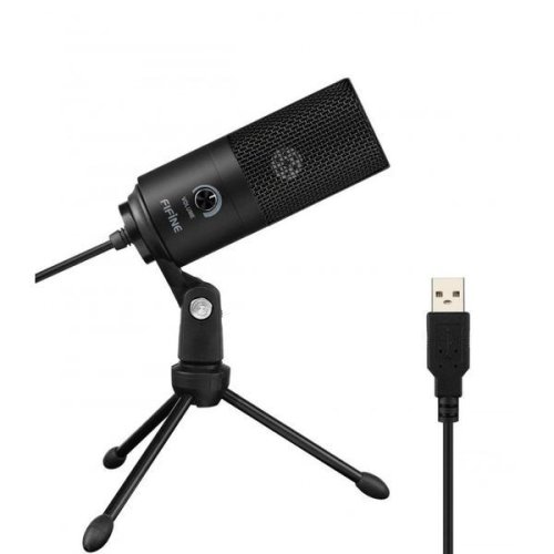 Microfon fifine usb, microfon laptop pc, microfon condensator + suport - caerus capital