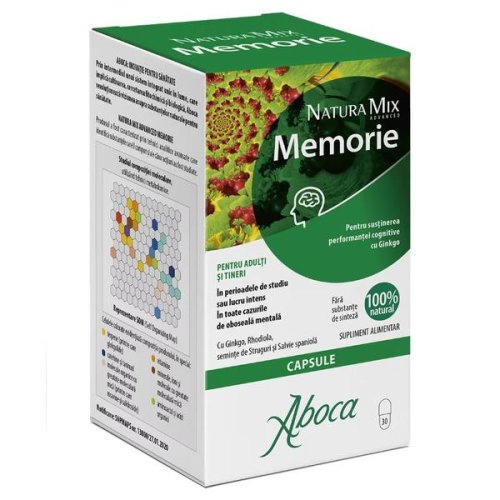 Natura mix advanced pentru memorie aboca, 30 capsule