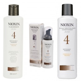 Nioxin - pachet medium system 4 pentru parul cu tendinta notabila de subtiere, fin si vopsit