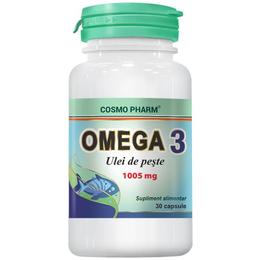 Omega 3 ulei de peste 1005mg cosmo pharm, 30 capsule