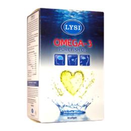 Omega 3 ulei pur de peste lysi, 80 capsule