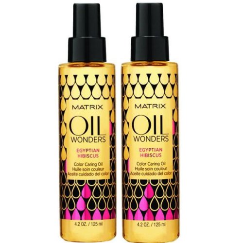 Pachet 2 x ulei pentru par vopsit - matrix oil wonders egyptian hibiscus color caring oil 150 ml