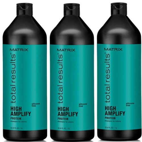 Pachet 3 x sampon pentru volum - matrix total results high amplify shampoo 1000 ml