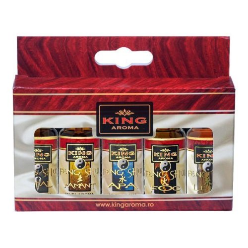 Pachet 5 uleiuri parfumate aromaterapie feng shui five elements, kingaroma, 5x10 ml