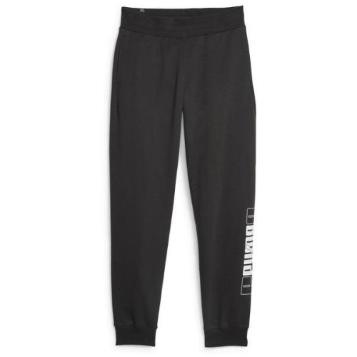 Pantaloni femei puma logo printed elastic waist active joggers 67595601, l, negru