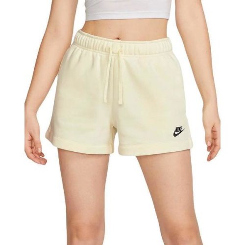 Pantaloni scurti femei nike sportswear club fleece dq5802-113, s, bej