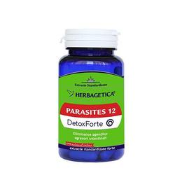 Parasites 12 detox forte herbagetica, 30 capsule