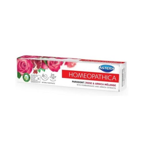 Pasta de dinti homeopatica si pentru paradontita - astera homeopathica paradont rose arnica melange, 75 ml