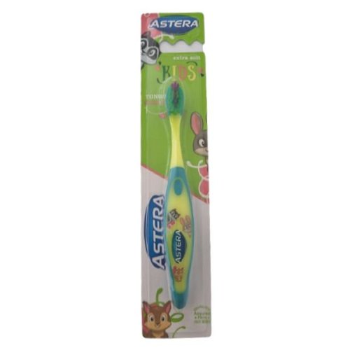 Periuta de dinti extra soft pentru copii - aroma astera kids extra soft, 1 buc