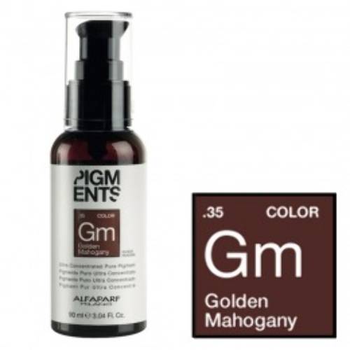 Pigment concentrat mahon auriu - alfaparf milano ultra concentrated pure pigment golden mahogany 90 ml