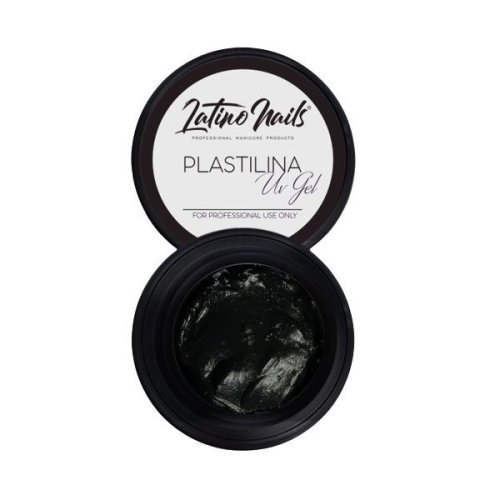 Plastilina 4d black modelat direct cu mana, latino nails, negru, 5 ml