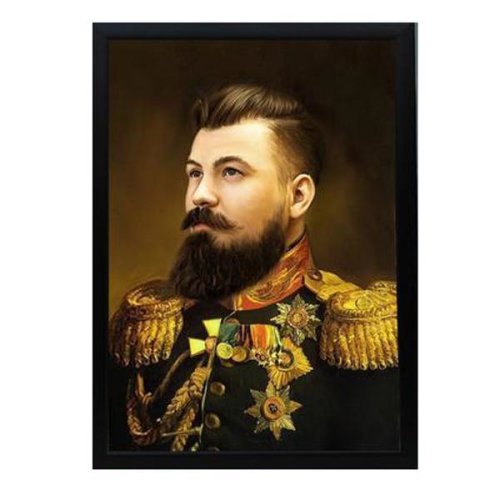 Portret personalizat - general din imperul rus - marime: a3
