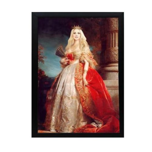 Portret personalizat - regina mathilde bonaparte - marime: a3