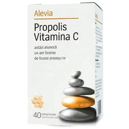 Propolis vitamina c alevia, 40 comprimate