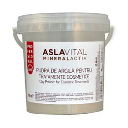Pudra de argila pentru tratamente cosmetice - aslavital mineralactiv clay powder for cosmetic treatments, 750g