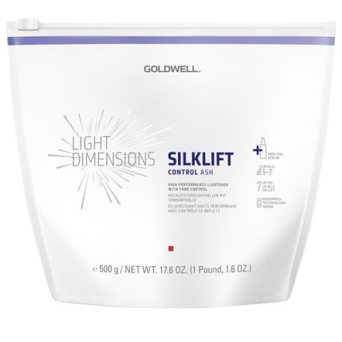 Pudra decoloranta goldwell silk lift light dimensions control ash, 500g