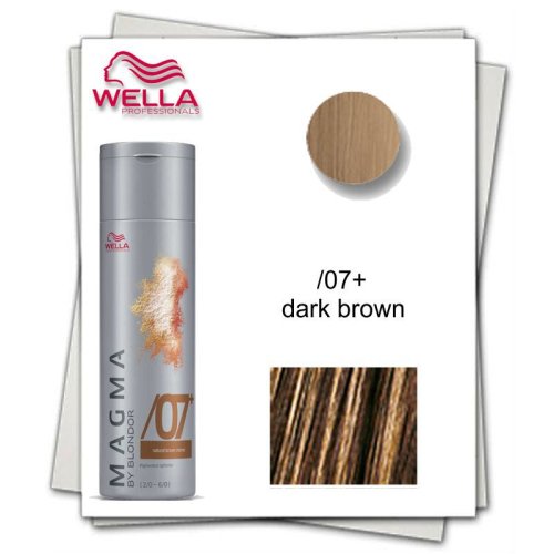 Pudra nuantatoare pentru suvite - wella professionals magma by blondor /07 + pigmented lightener 120 gr