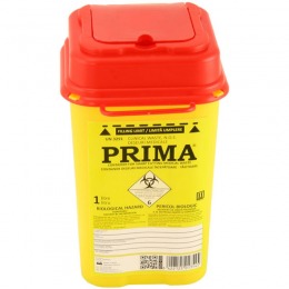 Recipient plastic deseuri intepatoare - prima adr plastic container for sharp stinging waste 1 litru