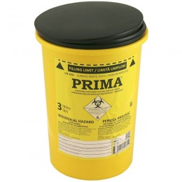 Recipient plastic deseuri intepatoare - prima adr plastic container for sharp stinging waste 3 litri