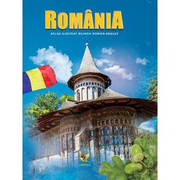 Romania. atlas ilustrat roman-englez, editura aquila