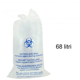 Sac autoclavabil transparent - prima autoclave sterilization clear bag 68 litri