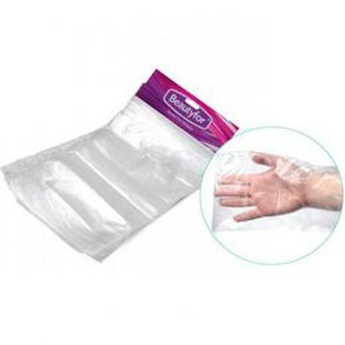 Saci de polietilena - beautyfor polyethylene bags for paraffin therapy, 50 bucati