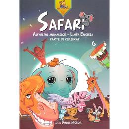 Safari. alfabetul animalelor - limba engleza. carte de colorat - daniel nistor, editura lizuka educativ