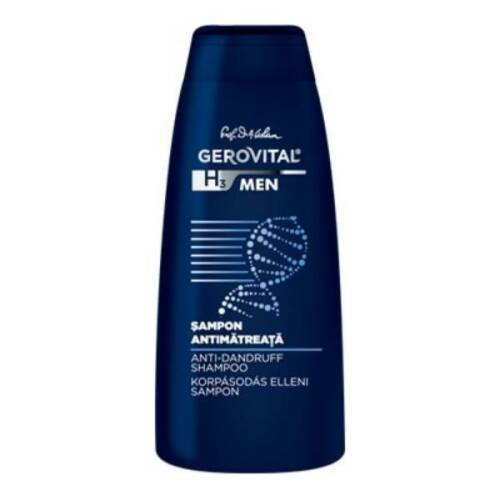 Sampon antimatreata - gerovital h3 men anti-dandruff shampoo, 250ml