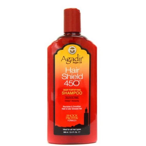 Sampon intaritor cu proteine si protectie termica - agadir argan oil hair shield deep fortifyng shampoo, 366 ml