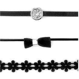 Set 3 coliere choker bow lucy style 2000