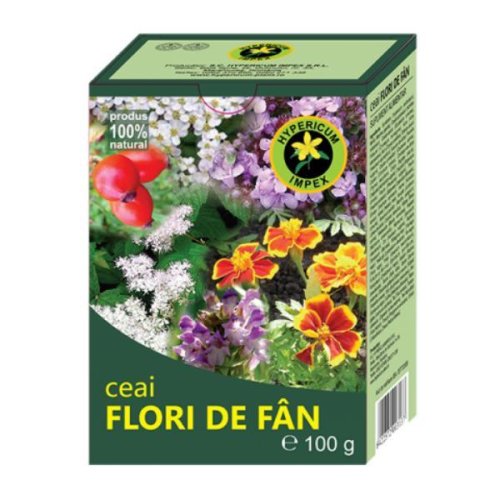 Short life - ceai flori de fan hypericum, 100g