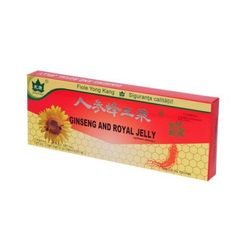 Short life - ginseng si royal jelly yong kang, 10 fiole x 10 ml