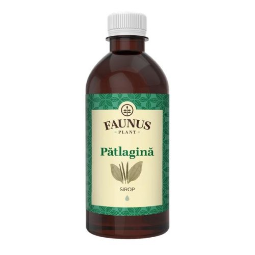 Short life- sirop patlagina faunus plant, 500 ml
