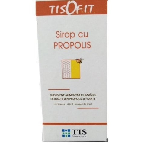Short life - tisofit sirop cu propolis tis farmaceutic, 100 ml