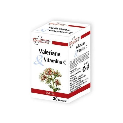 Short life - valeriana vitamina c farma class, 30 capsule