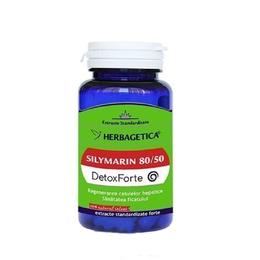 Silymarin 80/50 detox forte herbagetica, 30 capsule