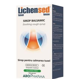 Sirop balsamic pentru calmarea tusei la adulti lichensed abo pharma, 150ml