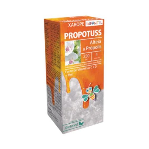 Sirop pentru copii propotuss infantil nalba mare   propolis - dietmed, 250 ml