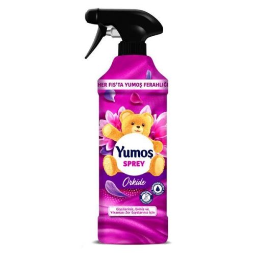 Spray pentru incaperi, haine, mobilier si tapiterie parfum de orhidee, yumos, 450ml
