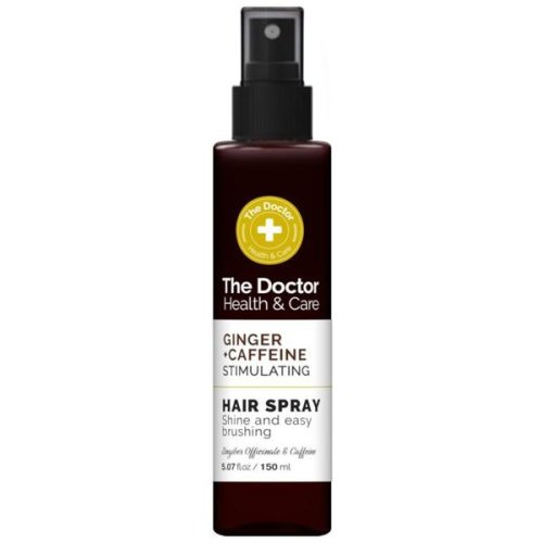 Spray stimulator - the doctor health   care ginger + caffeine stimulating hair spray shine and easy brushing, 150 ml