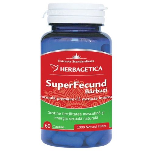 Superfecund pentru barbati herbagetica, 60 capsule