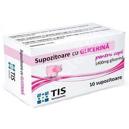 Supozitoare cu glicerina pentru copii tis farmaceutic, 10 buc